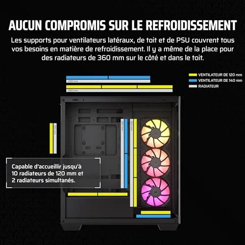 Corsair iCUE LINK 3500X mATX RGB - vue 7