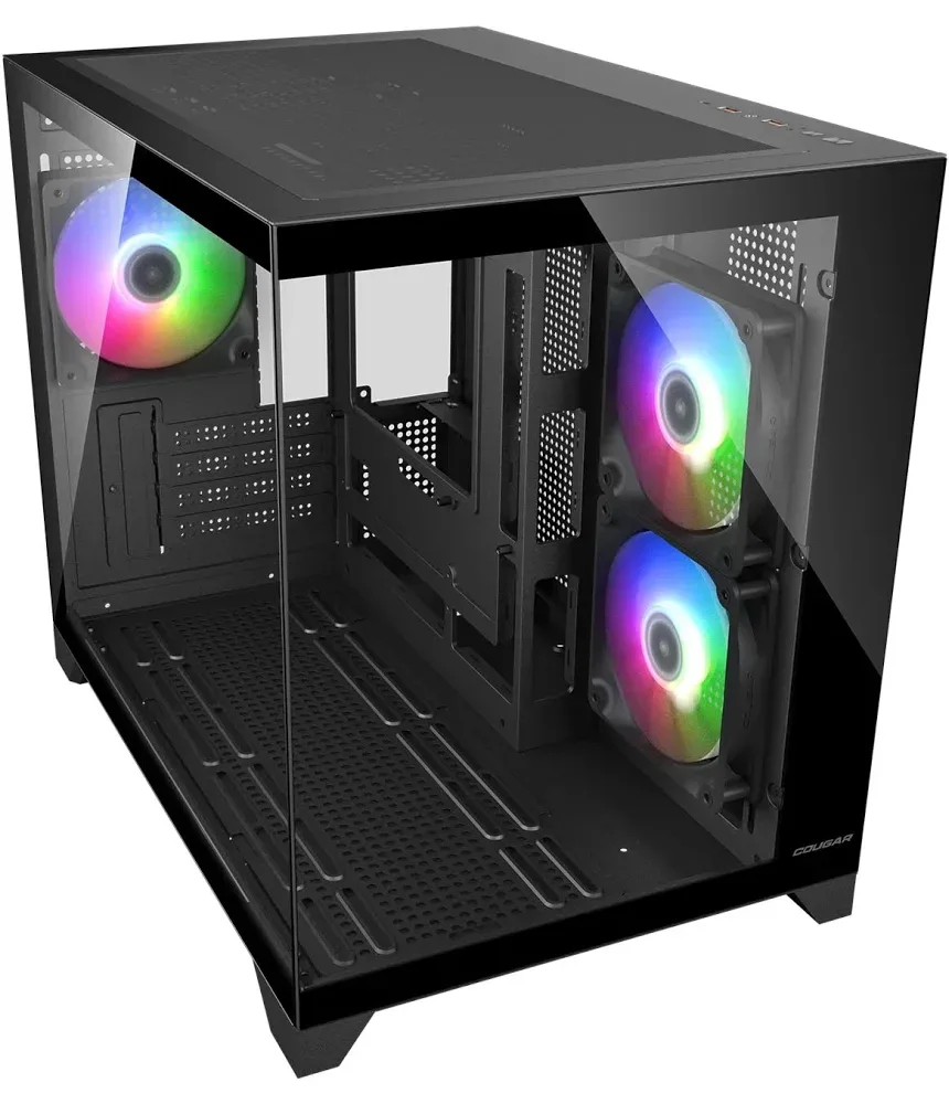 Cougar CGR-2QA6W mATX RGB - vue 2