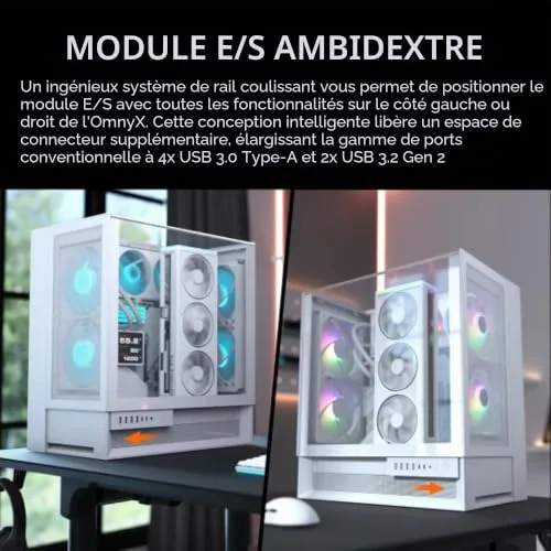 Cougar CGR-2WA3W mATX RGB - vue 5
