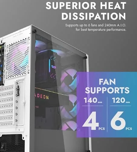 Darkflash DK351 ATX RGB - vue 5