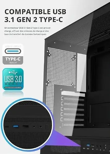 Darkflash DPX90 ATX RGB - vue 4