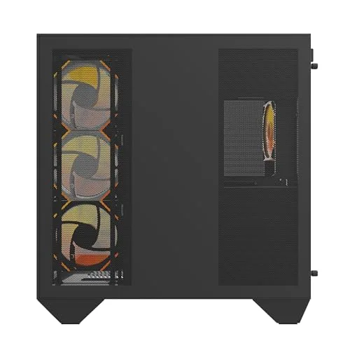 darkFlash DY470 Black ATX RGB - vue 4