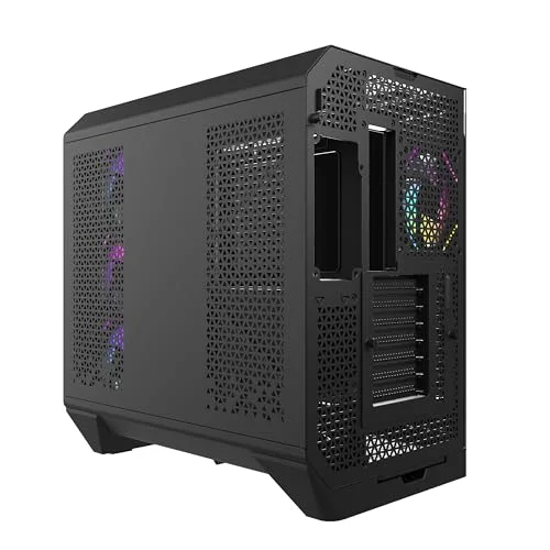 darkFlash DY570 Black ATX RGB - vue 3