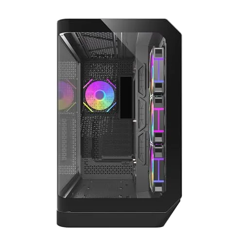 darkFlash DY570 Black ATX RGB - vue 4