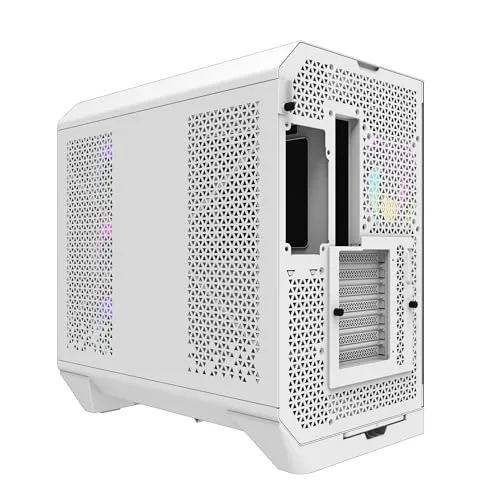 darkFlash DY570 White ATX RGB - vue 3