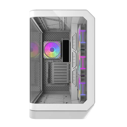 darkFlash DY570 White ATX RGB - vue 5