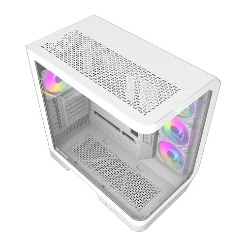 darkFlash DY570 White ATX RGB - vue 7
