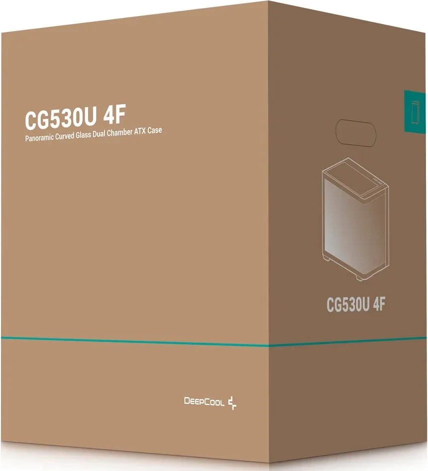 DeepCool CG530U ATX RGB - vue 3