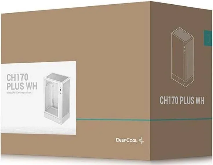 DeepCool CH170 Plus White mATX - vue 5