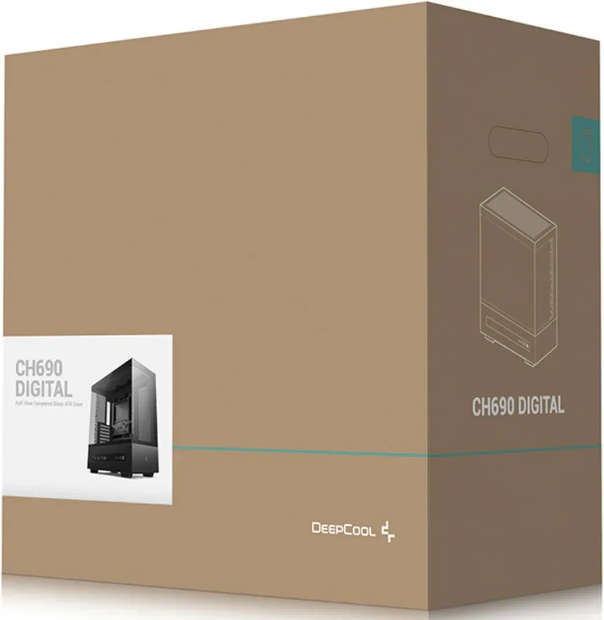 Deepcool CH690 Digital ATX - vue 3
