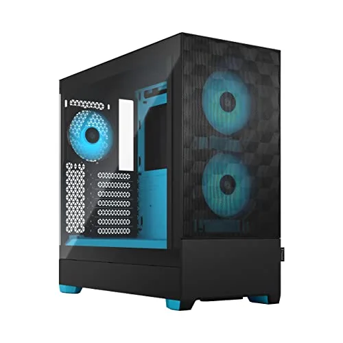 Fractal Design Pop Air RGB TG Cyan 3x 120mm RGB ATX