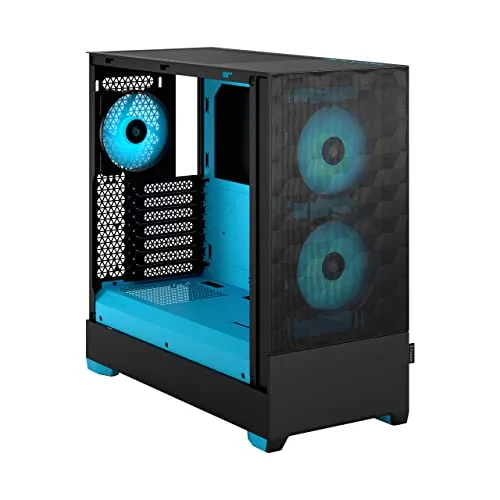 FRACTAL DESIGN - Pop Air RGB Cyan TG - Boîtier PC - Cyan (FD-C-POR1A-02) - vue 7