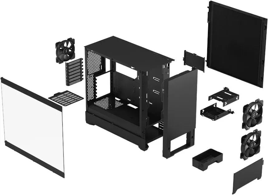 Fractal Design Pop Silent mATX - vue 3