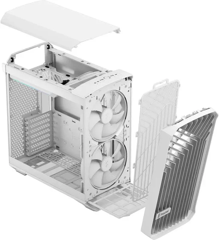 Fractal Design Torrent Compact White mATX - vue 3