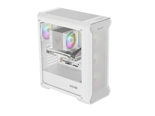 Genesis Irid 505 V2 mATX RGB White - vue 2