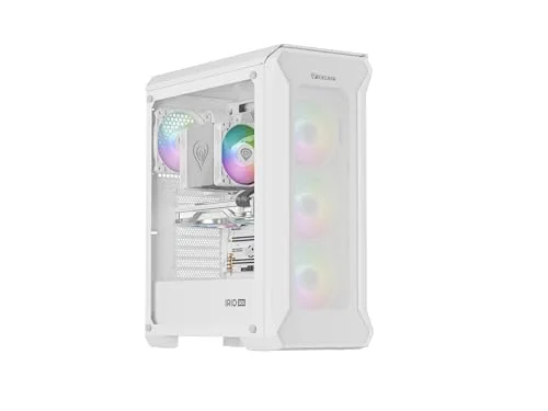 Genesis Irid 505 V2 mATX RGB White - vue 3