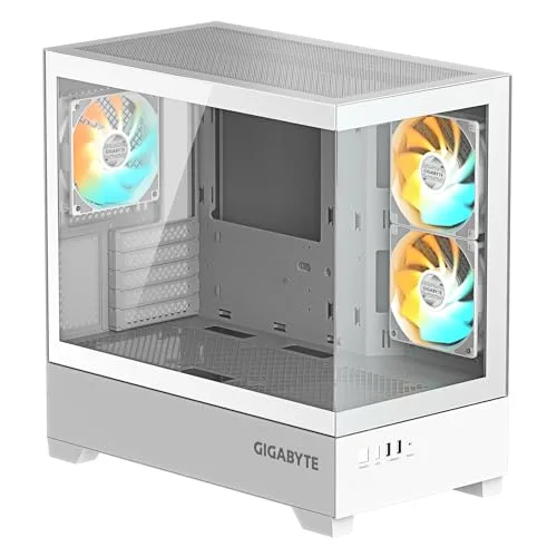 Gigabyte C201 Panoramic Ice ATX RGB - vue 2