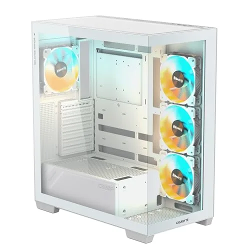 Gigabyte C500 Panoramic Stealth ATX White - vue 4