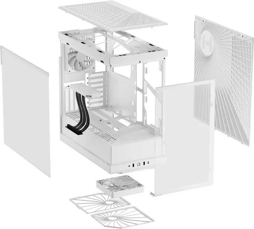 HYTE Y40 Snow White mATX - vue 5