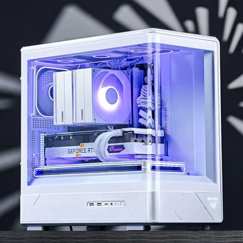 Jonsbo D200 mATX White - vue 3