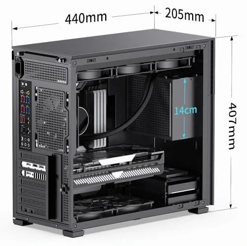 Jonsbo D41 Mesh ATX - vue 4