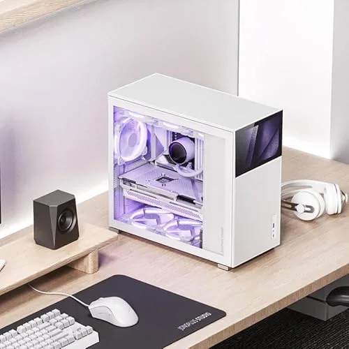 Jonsbo D41 MESH White mATX - vue 2