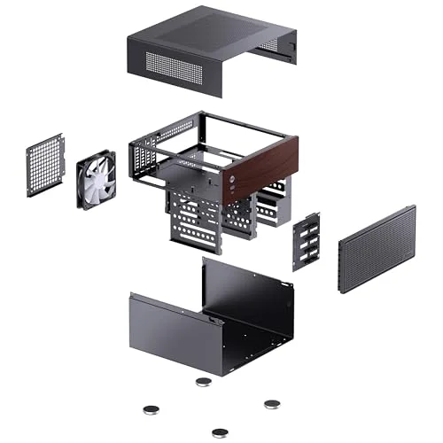 Jonsbo N4 Black mATX - vue 4