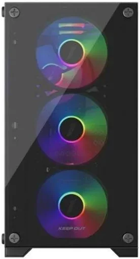 Keep Out XC-201 mATX RGB - vue 4