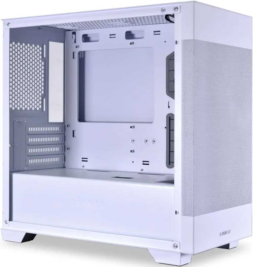 Lian Li Lancool 205M mATX RGB White - vue 3