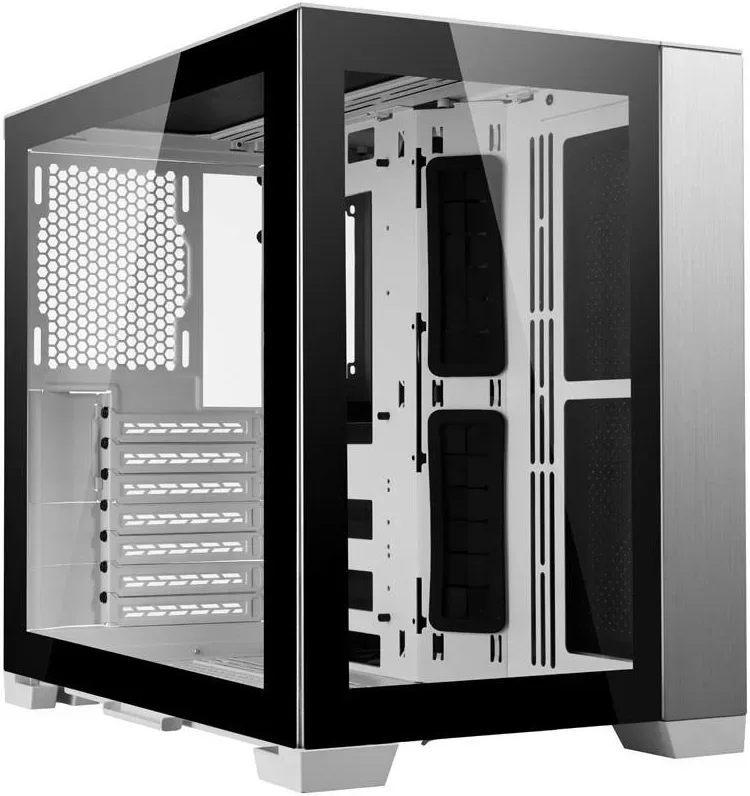 Lian Li O11 Dynamic Mini White mITX - vue 2