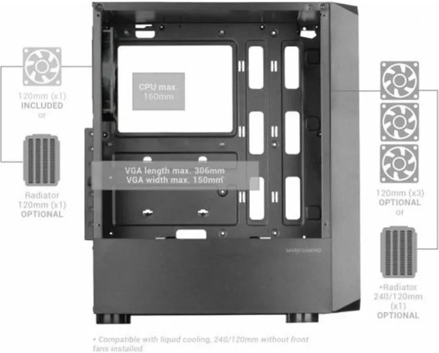 Mars Gaming MC-2000 ATX - vue 5