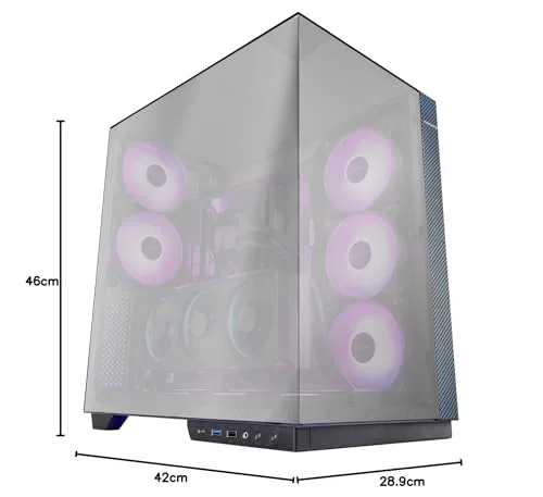Mars Gaming MC-3GF ATX RGB - vue 7