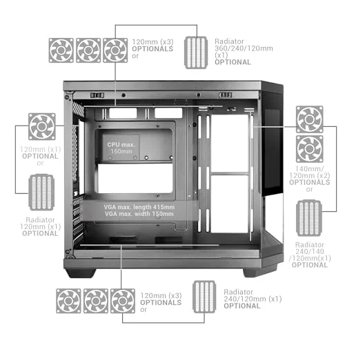 Mars Gaming MC-3TCORE mATX - vue 7
