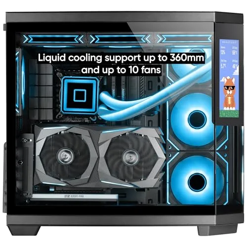 Mars Gaming MC-3TCORELCD ATX RGB - vue 4