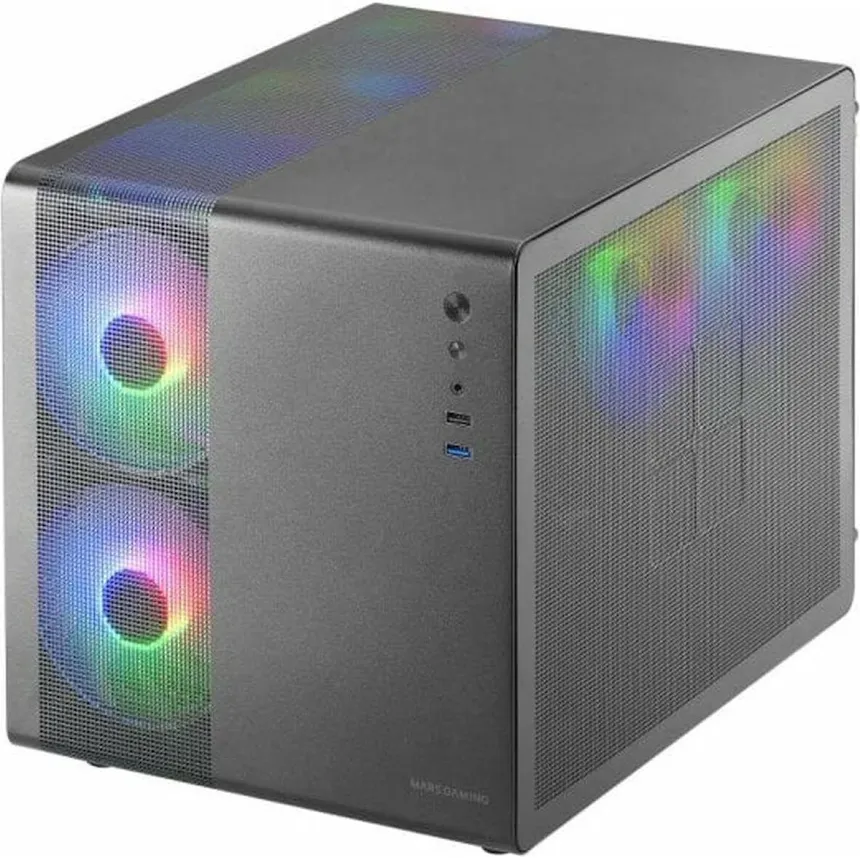Mars Gaming MC-400 mATX RGB - vue 3