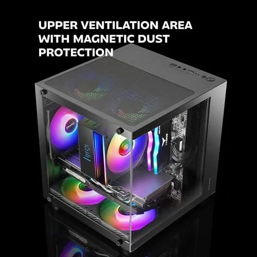 Mars Gaming MC-Cube mATX RGB - vue 7