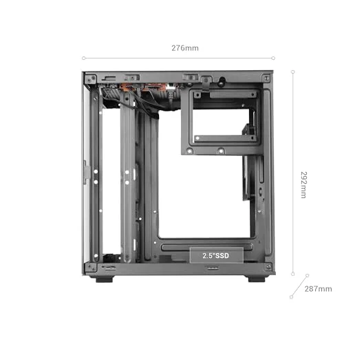 Mars Gaming MC-CUBE mATX RGB White - vue 5