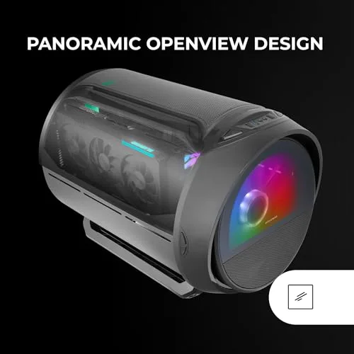 Mars Gaming MC-CYLON mATX RGB - vue 3