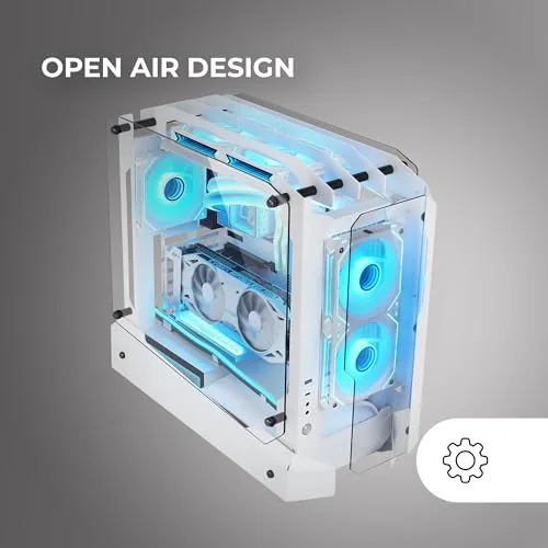 Mars Gaming MC-Edge ATX White - vue 2