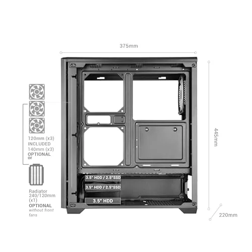 Mars Gaming MC-Quantum ATX - vue 6