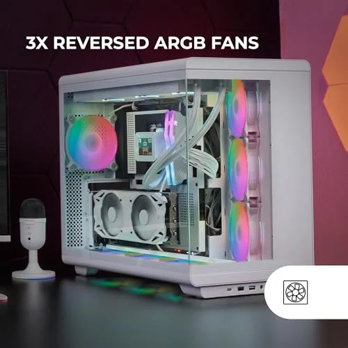 Mars Gaming MC-REV ATX RGB - vue 3
