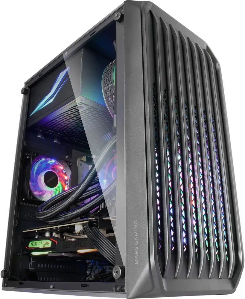 Mars Gaming MC-S2 mATX RGB - vue 2