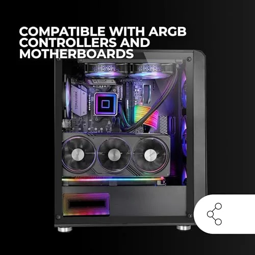 Mars Gaming MC-Vault ATX RGB - vue 5