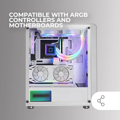 Mars Gaming MC-Vault ATX RGB - vue 5
