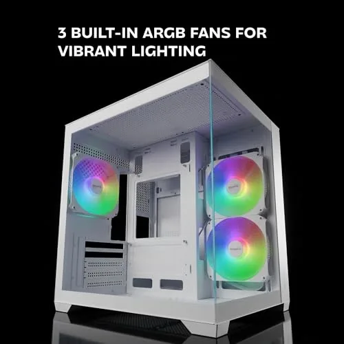 Mars Gaming MC-VIEW3 mATX RGB - vue 7