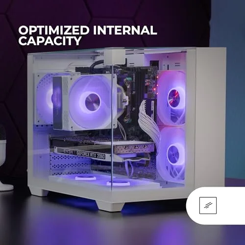 Mars Gaming Mc-visionm mATX White - vue 4