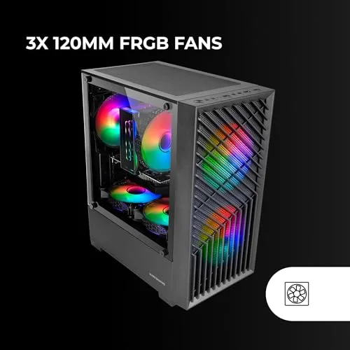 Mars Gaming MC-Vortex mATX RGB - vue 3