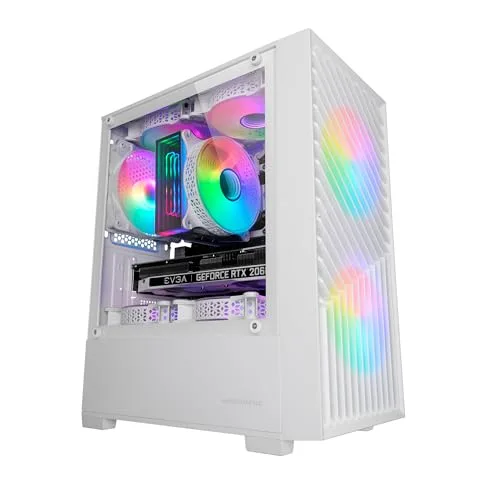 Mars Gaming MC-Vortex mATX RGB White