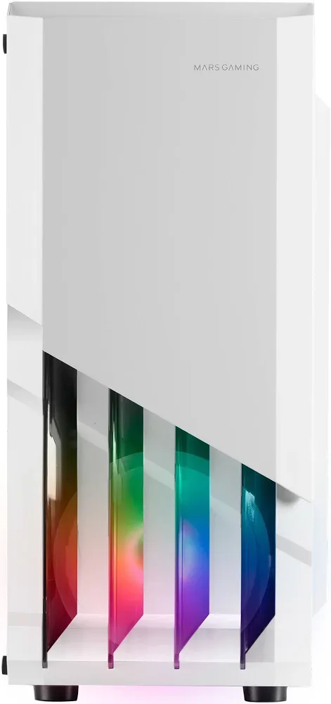 Mars Gaming MC-X2 ATX RGB White - vue 4