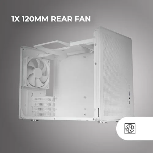 Mars Gaming MC-Xpro mATX White - vue 4